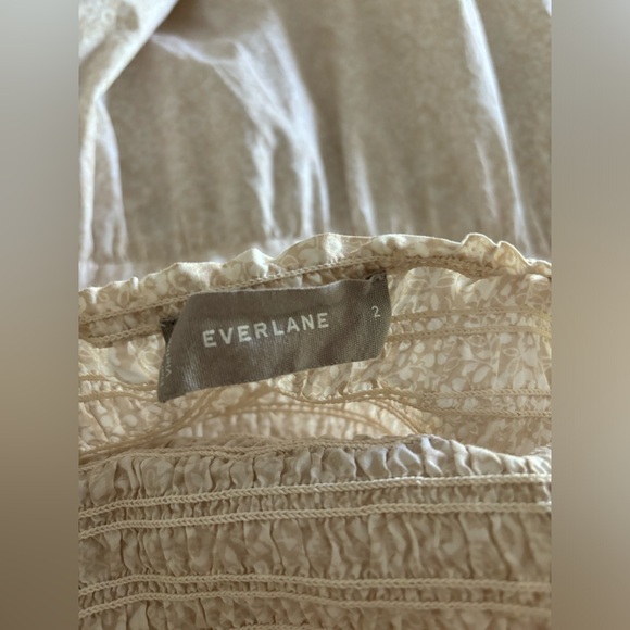 Everlane Floral Smocked Dress - Picture 3 of 6